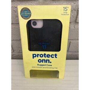 Onn. Protect Rugged IPhone 11 Phone Case